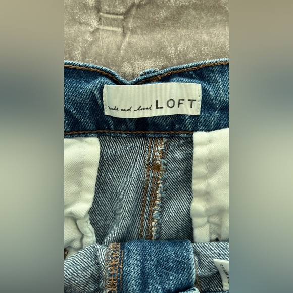 LOFT Wide Leg Jeans-size 12 - Picture 5 of 12
